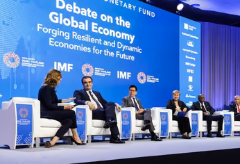 Georgieva encabezó la charla con los ministros de Economía.&nbsp;