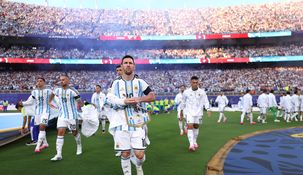 Messi dio la asistencia.