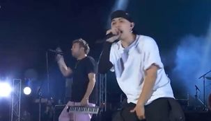 Trueno apareció en el cierre del show de Gorillaz.