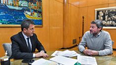 Los ministros Massa y Lammens tuvieron una reunión.