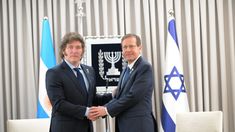 Milei durante se última visita a Israel.