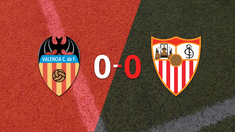 sin muchas emociones, valencia y sevilla empataron 0-0