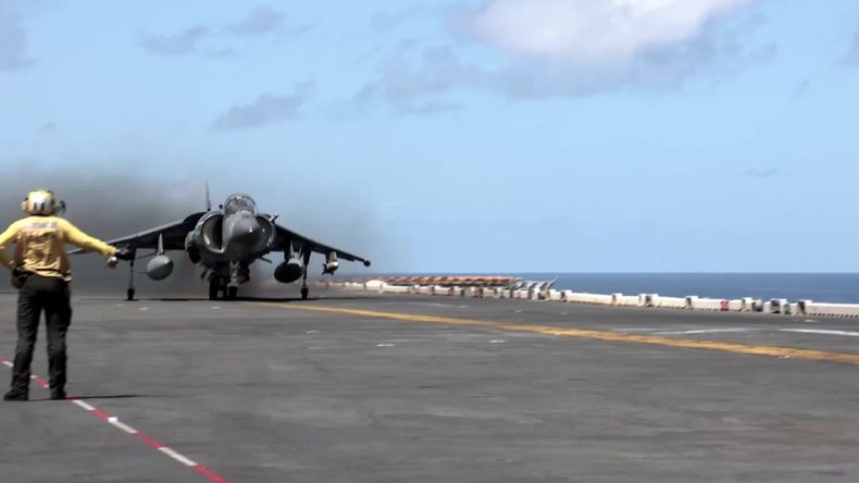 Los Marines de Estados Unidos hicieron ejercicios de fuego real en el Mar Caribe y cerca de las costas de Venezuela.