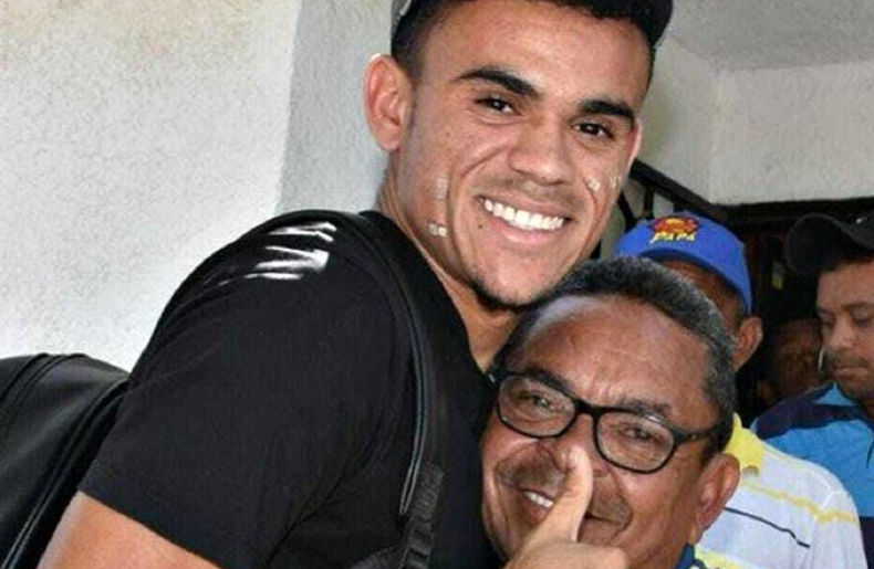 Luis Díaz y su padre.