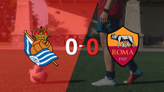 roma igualo con real sociedad, pero se clasifico a cuartos de final