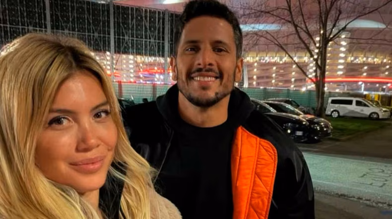 Wanda Nara y Martín Migueles en Japón.