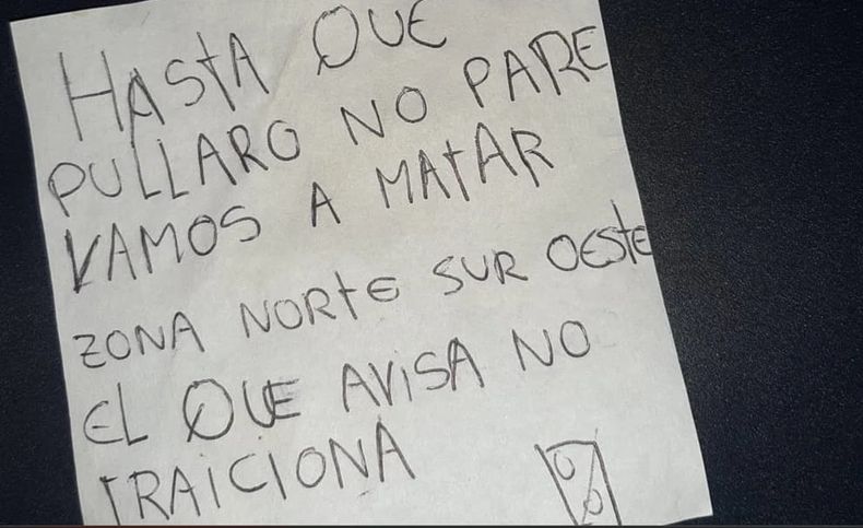 La nueva amenaza recibida por el gobernador santafesino, Maximiliano Pullaro.