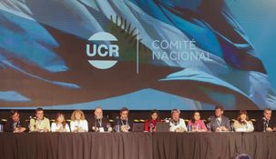 Afiliados de la UCR llamaron a votar a Massa para defender la convivencia.