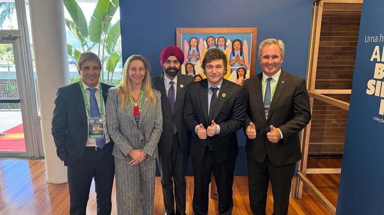 Javier Milei mantuvo un encuentro con el presidente del Banco Mundial, Ajay Banga.