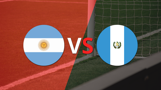 Argentina se quedó con un triunfo en el amistoso con Guatemala
