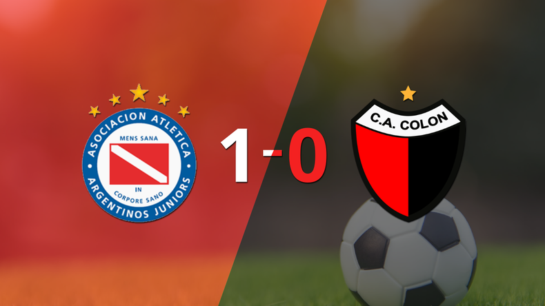 Argentinos Juniors venció por la mínima a Colón