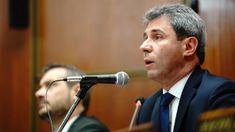 Uñac brindó su discurso ante la Cámara de Diputados de San Juan.