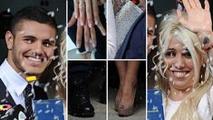 Se casaron Wanda Nara y Mauro Icardi: el look de los novios; elegancia y ostentación Se casaron Wanda Nara y Mauro Icardi: el look de los novios; elegancia y ostentación