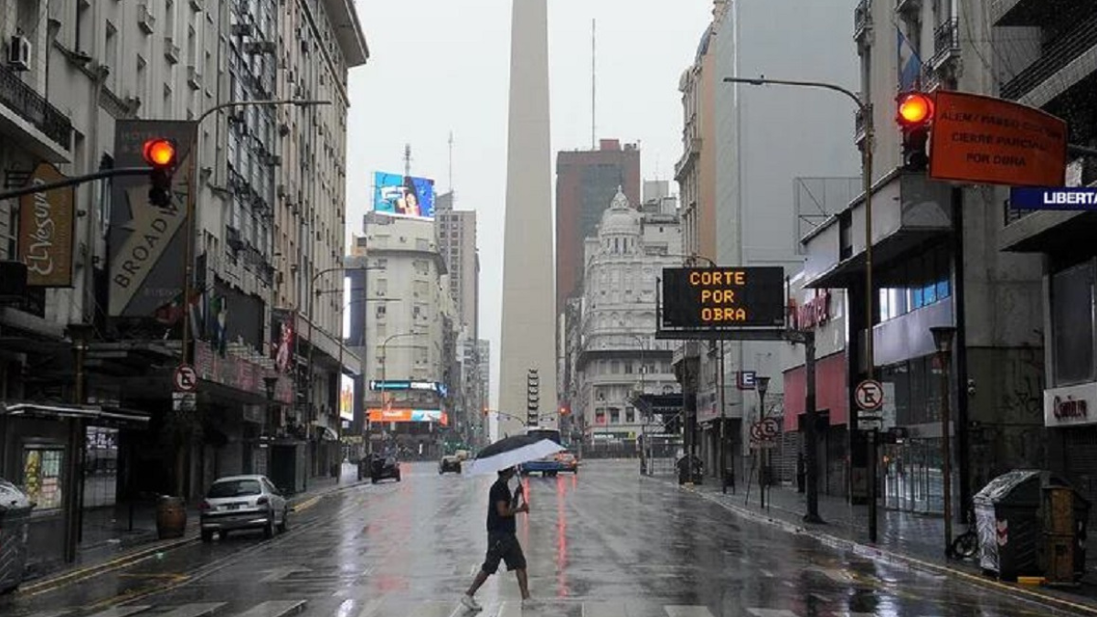 Termina Santa Rosa, pero sigue el alerta amarilla: a qué hora dejará de llover en Buenos Aires