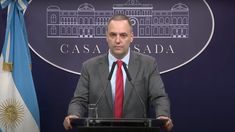 El anuncio lo realizó Manuel Adorni.