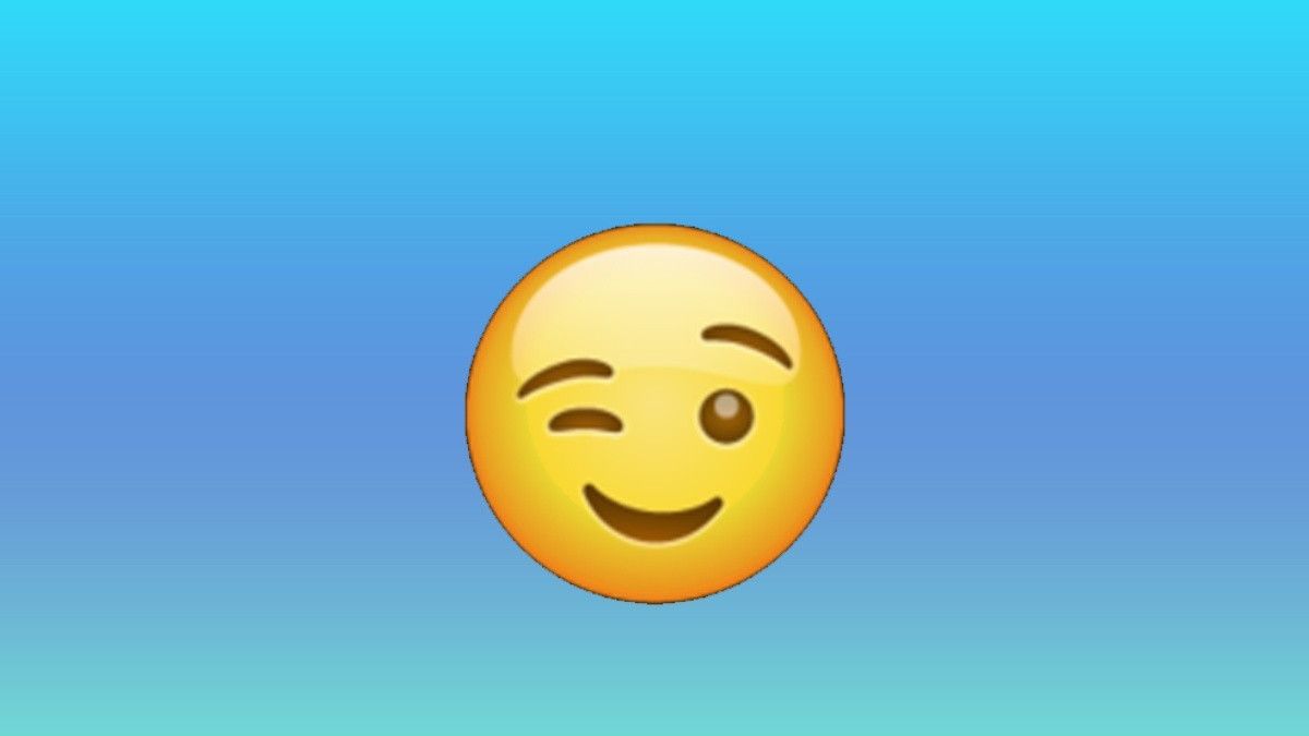 Qu significa el emoji de WhatsApp con la carita que gui a un ojo