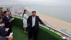 Kim Jong-un visitó el complejo junto a su hija.
