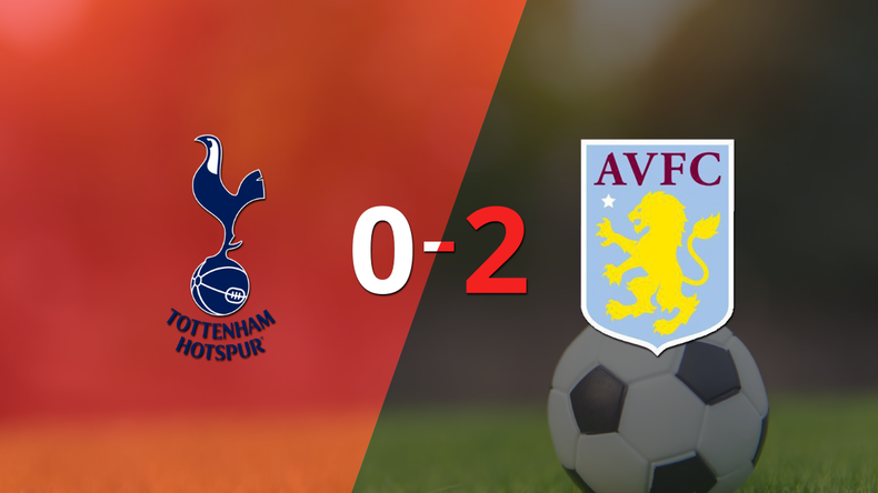 Sólido triunfo de Aston Villa en casa de Tottenham por 2 a 0