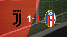 juventus logro sacar el empate de local frente a bologna