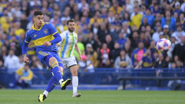 Payero convirtió su primer gol en el Xeneize.