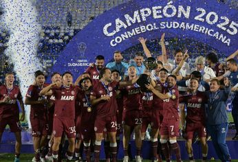 Lanús campeón de la Copa Sudamericana por segunda vez en su historia.