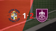 burnley gano por 2-1 en su visita a luton town