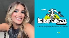 Julieta Poggio estará en el Lollapalooza 2025 con un show propio. Julieta Poggio estará en el Lollapalooza 2025 con un show propio.