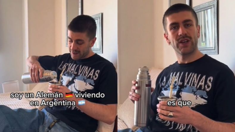 &nbsp;El alemán que vive en Argentina y que se sorprendió por una costumbre de muchas personas: Me encanta.