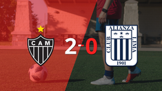 igor gomes marca un doblete en la victoria 2-0 de atletico mineiro ante alianza lima