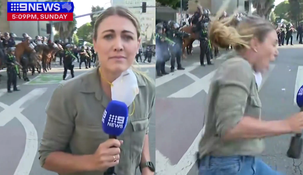 Tomasi transmitía en vivo cuando recibió el disparo.