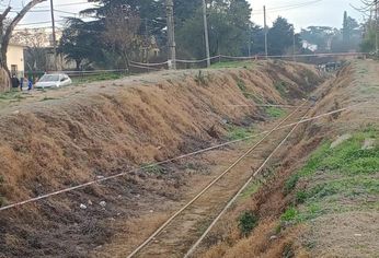 La zona de La Falda por la que pasa el Tren de las Sierras en la que fueron hallados los cuerpos.&nbsp;