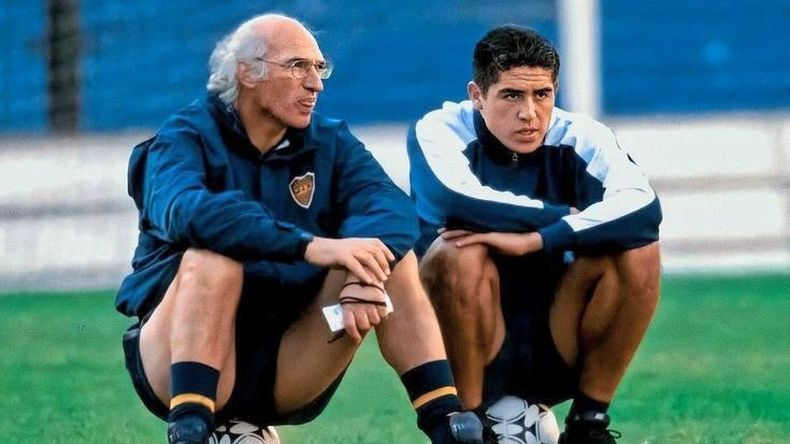 Carlos Bianchi y Juan Román Riquelme.&nbsp;