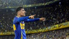 La Bestia festeja su gol en la Bombonera. La Bestia festeja su gol en la Bombonera.