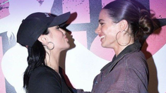 El reencuentro entre Tini Stoessel y Lali Espósito. El reencuentro entre Tini Stoessel y Lali Espósito.