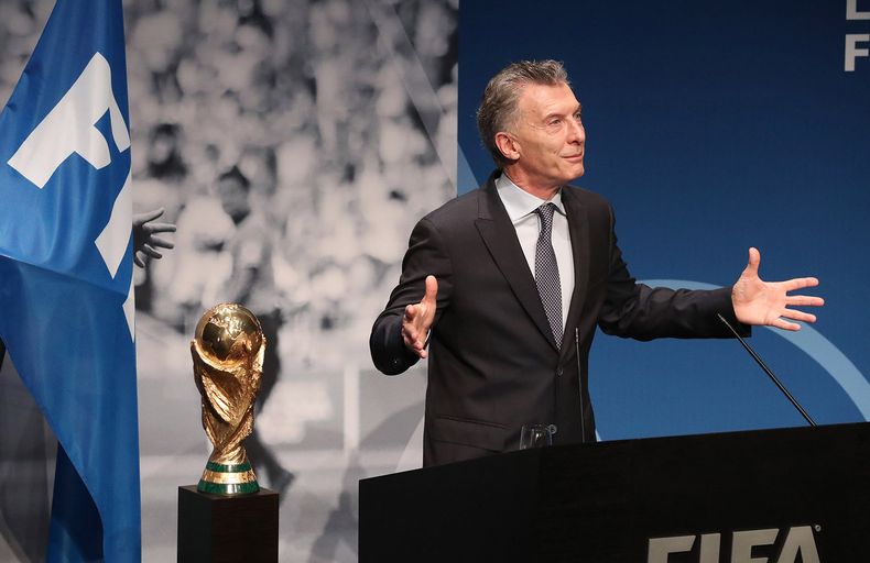 Maurio Macri viajó a Qatar para asistir al Mundial.