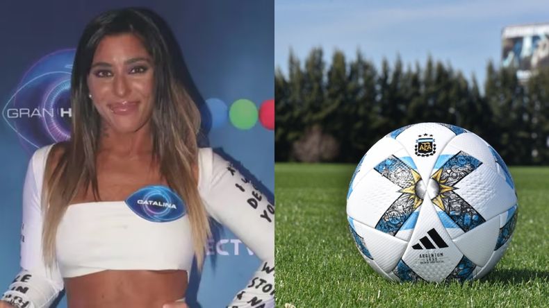 Catalina estuvo con un futbolista de Colón de Santa Fe.