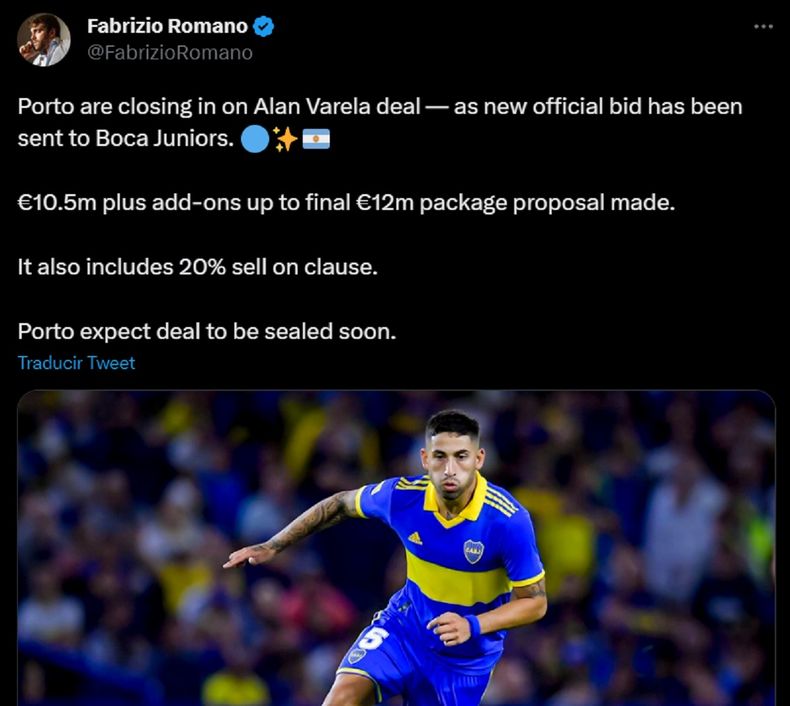 Fabrizio Romano on X: Alan Varela to FC Porto, deal confirmed as