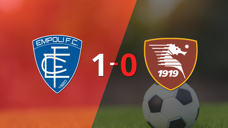 Empoli venció por la mínima a Salernitana