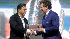 River ayuda de la Conmebol. River ayuda de la Conmebol.