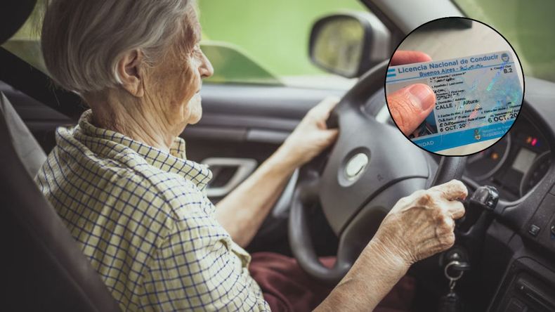 Para conductores: a partir de esta edad no podés tener más la licencia de conducir