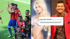 Los famosos argentinos apoyaron a Chile en su duelo con Brasil por Twitter Los famosos argentinos apoyaron a Chile en su duelo con Brasil por Twitter