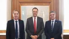 Diego Santilli, Manuel Adorni y Jorge Macri. Diego Santilli, Manuel Adorni y Jorge Macri.