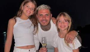 Mauro verá a sus hijas en el edificio donde viven con Wanda.
