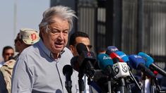 El secretario general de la Organización de las Naciones Unidas (ONU), Antonio Guterres. El secretario general de la Organización de las Naciones Unidas (ONU), Antonio Guterres.