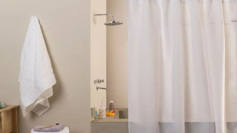 Cómo limpiar la cortina de la ducha del baño