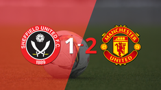 victoria apretada de manchester united por 2-1 sobre sheffield united