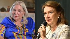 Elisa Carrió y Diana Mondino. Elisa Carrió y Diana Mondino.