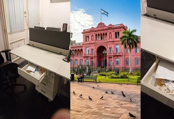Los escritores aparecieron violentados y revueltos.