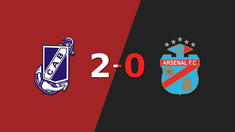 Con dos goles, G. Brown (Madryn) se impuso a Arsenal en el estadio Raúl Conti