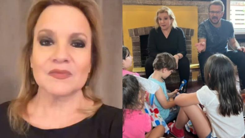 Lucía Galán pidió ayuda para una niña de 11 años del Hogar Pimpinela.